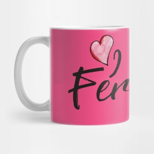 I love ferrets Mug